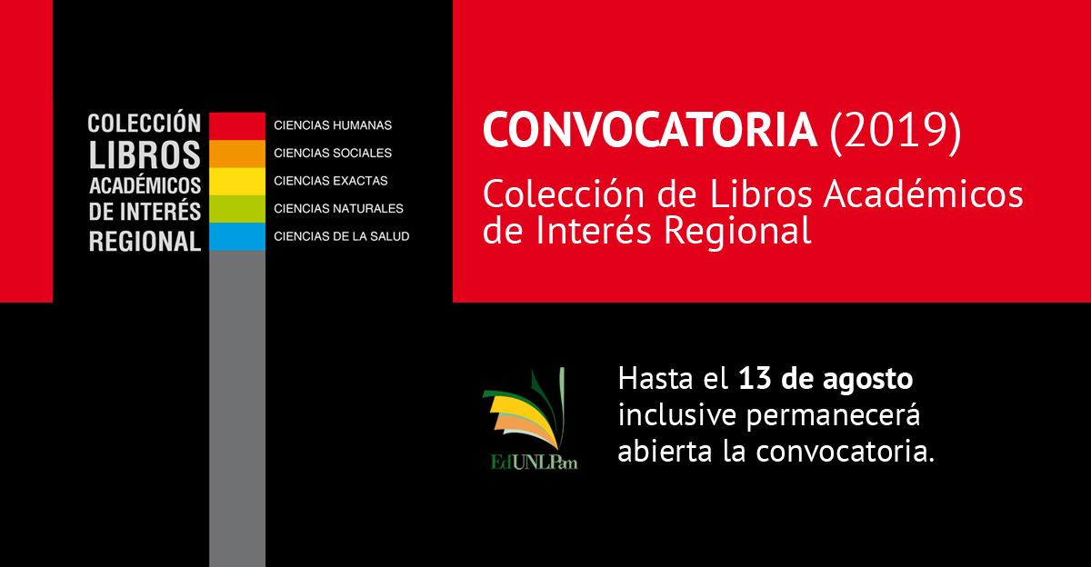 Libros Académicos de Interés Regional (Septima Convocatoria - Edición 2019)