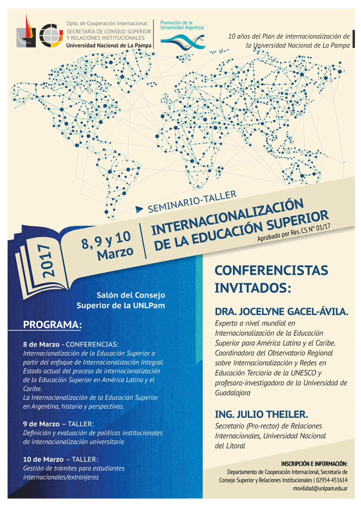 Seminario de Internacionalización Afiche