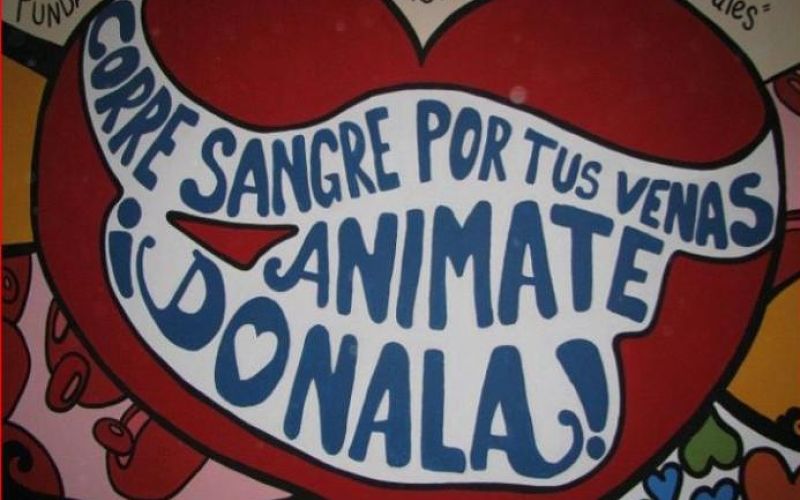 Con-mover la donación voluntaria de sangre en ámbitos educativos