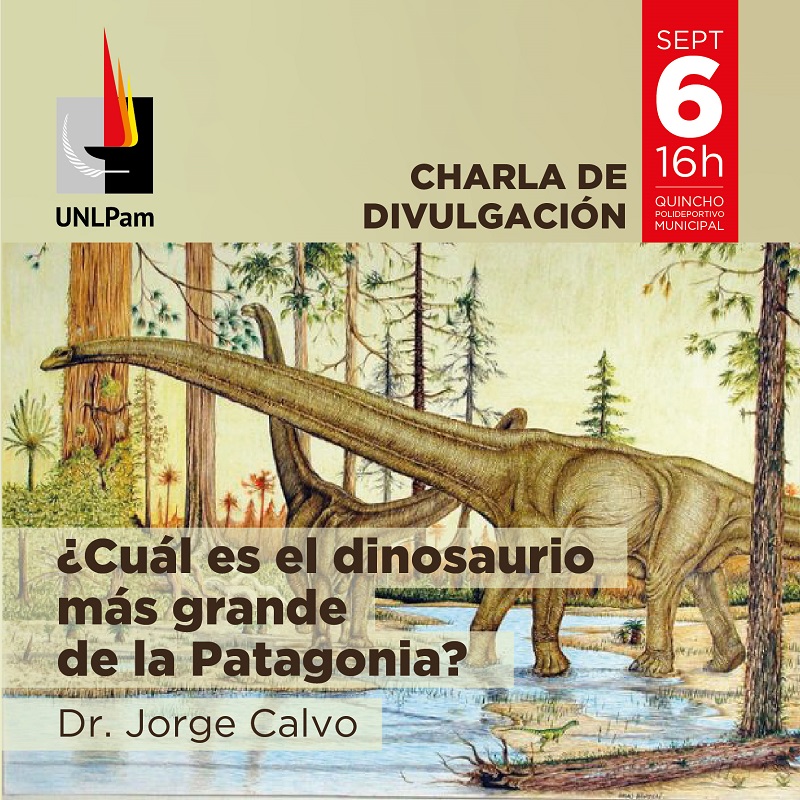 Cuál es el dinosaurio más grande de la Patagonia? - Universidad Nacional de  La Pampa