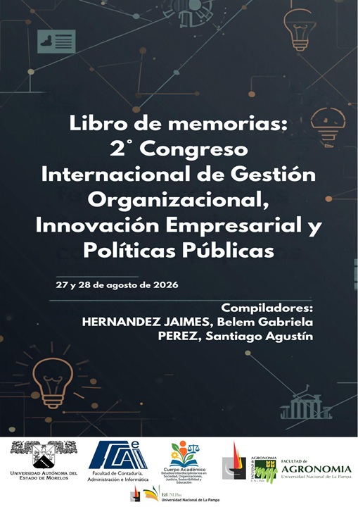 Libro de memorias 2 Congreso Internacional de Gestión Organizacional, Innovación Empresarial y Políticas Públicas